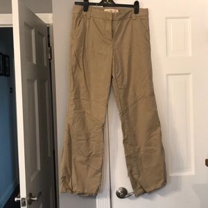 J. Crew Khaki Chino Flannel Lined Favorite Fit